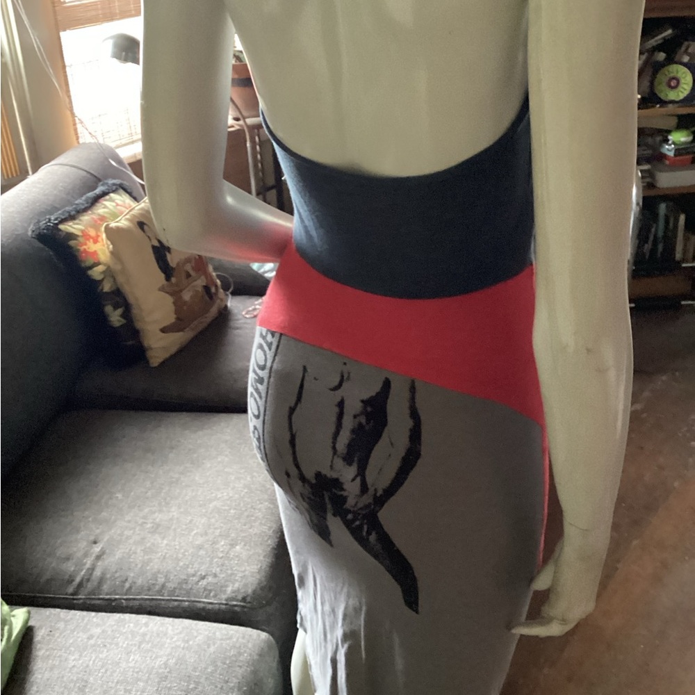 Sample Deconstructed Patchwork T Shirt Dress - image 6